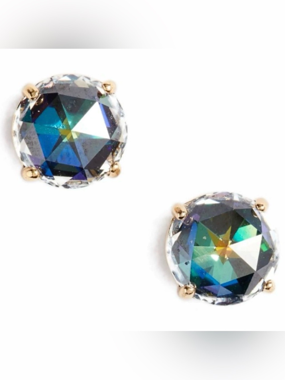 KATE SPADE ♠️ New York 🤍 BRIGHT IDEAS 🤍 JET CZ STUD EARRINGS 🌟NWT🌟